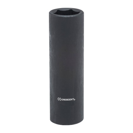 Weller Crescent 7/16 in. X 1/2 in. drive SAE 6 Point Deep Impact Socket 1 pc CIMS20N